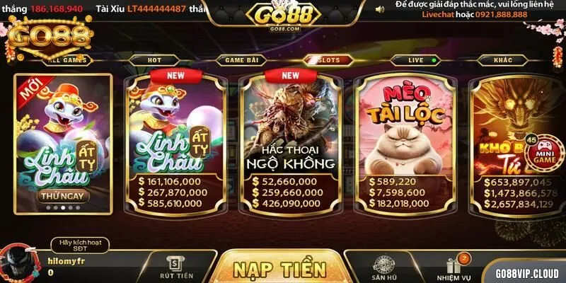 Chuyên mục Nổ hũ luôn là điểm đến hấp dẫn nhất tại GO88