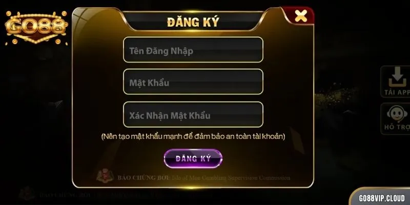 Hướng dẫn người chơi cách đăng ký Go88, đảm bảo thành công 100%