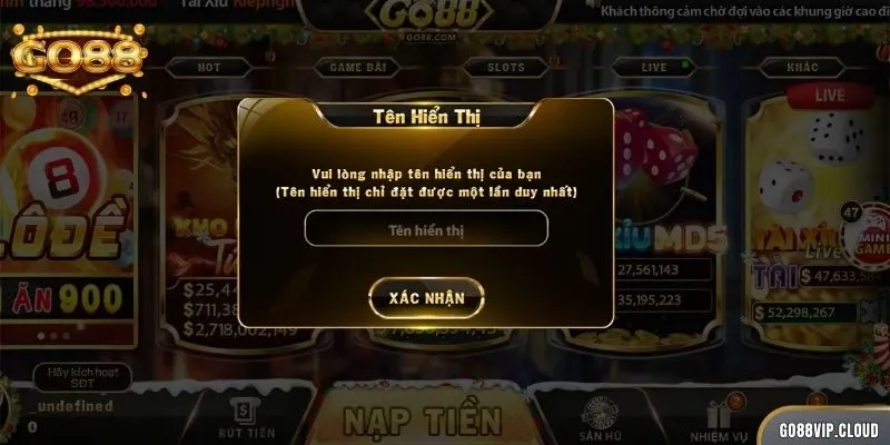 Đăng ký Go88 để nhận ngay những khuyến mãi hấp dẫn