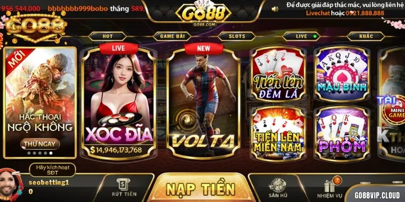 Go88 là cổng game bài nổi tiếng, được nhiều người yêu thích