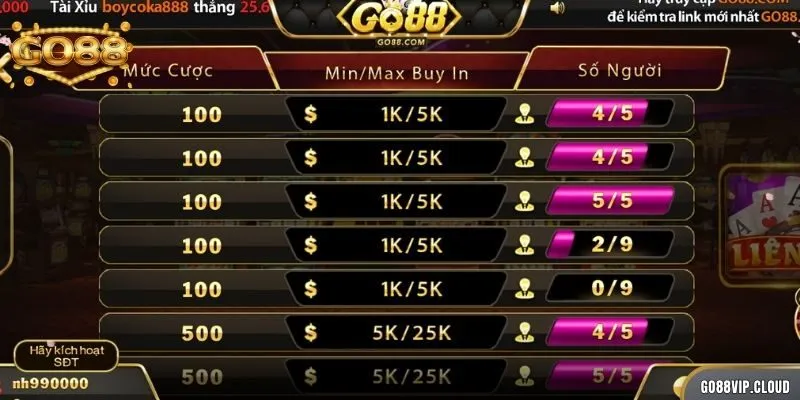 Liêng đòi hỏi người chơi phải nắm vững về luật và các quy tắc