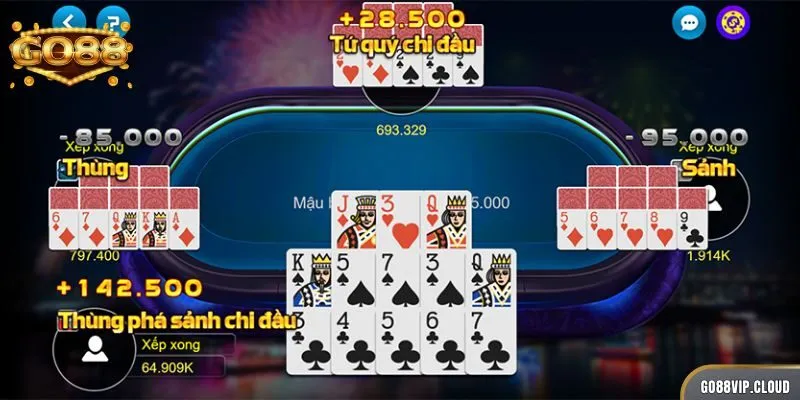 Trải nghiệm cá cược game bài đỉnh cao, tối ưu cơ hội thắng cược Mậu Binh